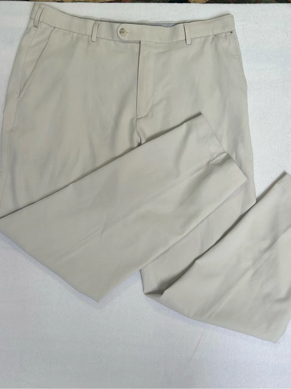 Peter Millar Crown Sport Men’s 36x32 Stone Khaki Golf Performance Pants